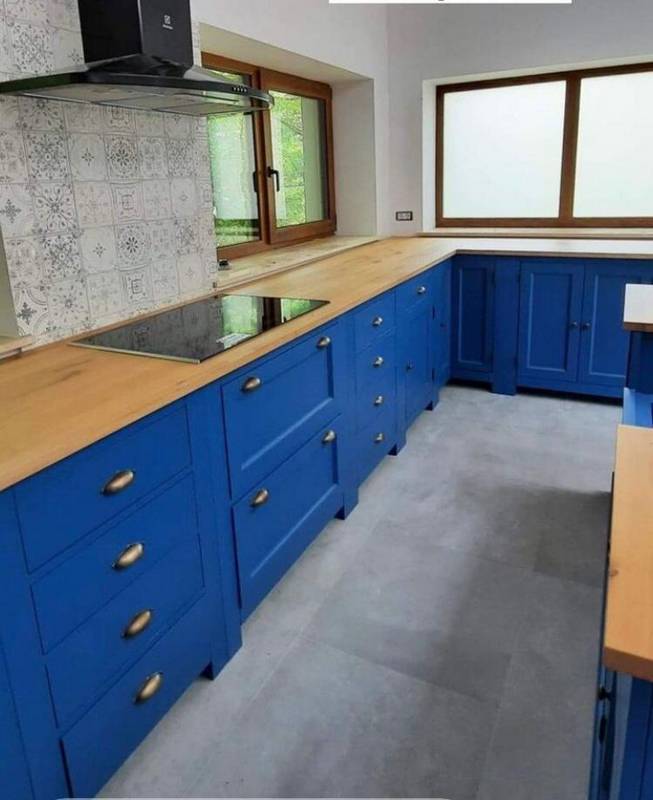 Cucina Country Blu